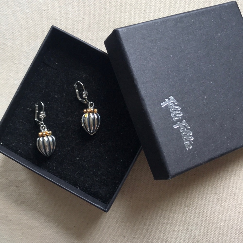 Folli Folie Silver drop earrings